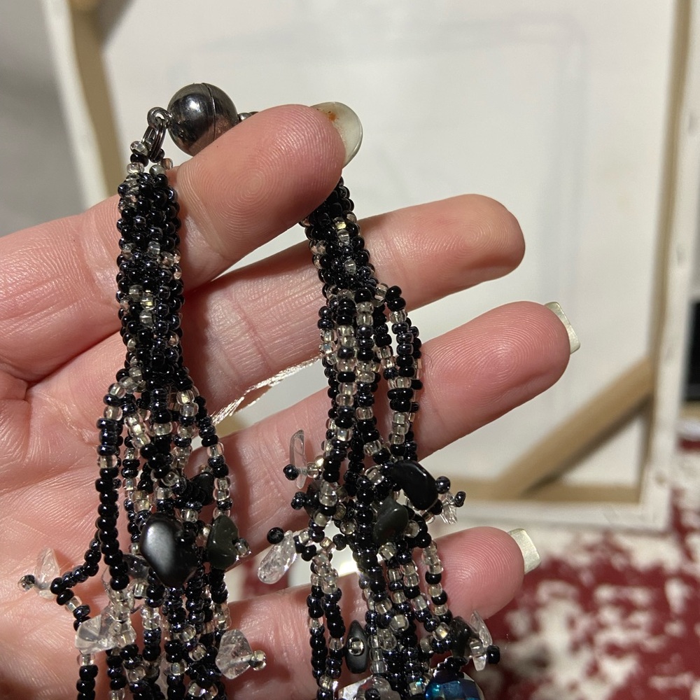 Multiple Beaded Strand Necklace. - image 3